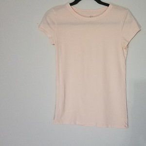 Loft Essential Pink Women T Shirt X-Small